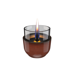 Violet Amber Reactive Porcelain